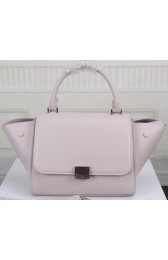 Replica Cheap Celine MINI Trapeze Bag Original Leather CT3345 Light Pink VS03781