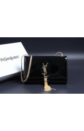 Replica Cheap YSL Monogramme Cross-body Shoulder Bag Patent Leather Y311218 Black VS00825