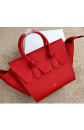 Replica Designer Celine Tie Nano Top Handle Bag Grain Leather 98313 Red VS03885