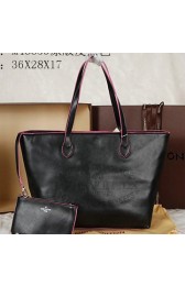 Replica Designer Louis Vuitton Veau Soie FLORE GM Bag M48858 Black VS06804