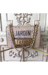 Replica Dior J'adior Flap Bag Pink with Flower Print D240607 VS05455