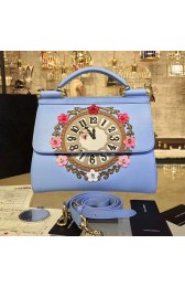 Replica Dolce&Gabbana Medium Sicily Bag Blue DG060404 VS05570