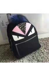 Replica Fendi Backapck in Nylon and Leather with Pink Bag Bugs Eyes 231010 VS06956