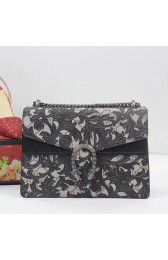 Replica Gucci Dionysus Arabesque Shoulder Bag Black 400235 VS06262