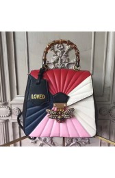 Replica Gucci Queen Margaret Quilted Leather Backpack Multicolor 476664 VS04114