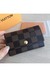Replica Louis Vuitton Damier Ebene Canvas 6 Key Holder N60701 VS02389