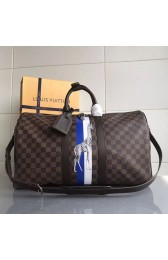 Replica Louis Vuitton Damier Ebene Canvas Keepall 45 N41429 VS08422
