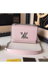 Replica Louis Vuitton Epi Leather Twist MM Pink M50280 VS03068