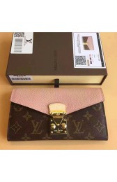 Replica Louis Vuitton Monogram Canvas Pallas Wallet Pink M41948 VS01867