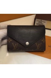 Replica Louis Vuitton Monogram Canvas Wallet Noir M60494 VS07722