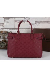 Replica Louis Vuitton Monogram Empreinte Tote Bag M48816 Burgundy VS01854