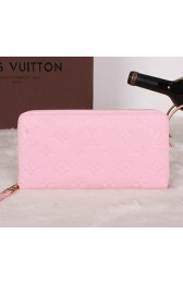 Replica Louis Vuitton Monogram Empreinte Zippy Wallet M60017 Pink VS00271