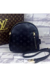 Replica Louis Vuitton Monogram Fabric Backpack M44039 Black VS02662