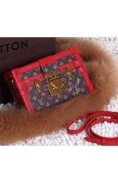 Replica Louis Vuitton Petite Malle Monogram Canvas Bag M50016 Red VS01725
