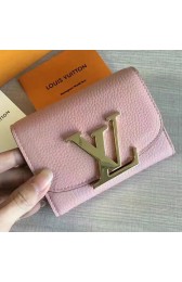 Replica Louis Vuitton Taurillon Leather Capucines Wallet Pink M58196 VS06946