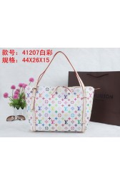 Replica Luxury Louis Vuitton Monogram Multicolore Tuileries M41207 White VS05019