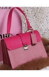 Replica miu miu Madras Goat Leather Top Handle Bag RN6795 Pink VS02273