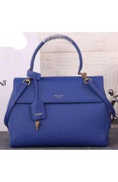 Replica Saint Laurent Medium Moujik Top Handle Bags 311236 Blue VS04321