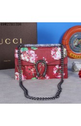 Replica Top Gucci Dionysus Blooms Shoulder Bag 400249 Red VS00257