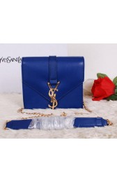 Replica Yves Saint Laurent Classic Flap Front Bag Y7142 Royal VS07646
