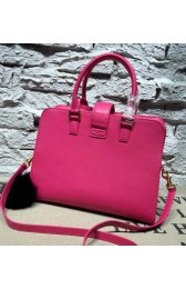 Saint Laurent Cabas Smooth Leather Top Handle Bag Y265764 Rose VS00165