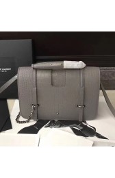 Saint Laurent Large Charlotte Messenger Bag Grey 472657 VS02167
