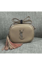 Saint Laurent Monogram Blogger Bag In Apricot Leather YS16SS VS09050