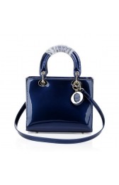 Sale 1:1 Christian Dior CD6325 Royal Patent Mini Lady Dior Bag Gold VS01484