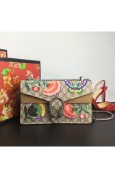 Sale 1:1 Gucci Dionysus GG Supreme Canvas Shoulder Bag Butterfly and Flowers 400249 VS06652