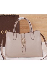 Sale 1:1 Gucci Jackie Original Leather Top Handle Bag 363529 Grey VS03304
