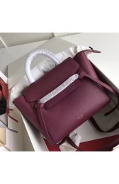 Sale 1:1 Replica Celine Drummed Calfskin Belt Bag Burgundy C010703 VS03195