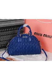 Sale 1:1 Replica miu miu Matelasse Nappa Leather Top-handle Bag M1017 Royal VS07099