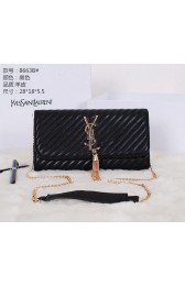 Sale 1:1 Yves Saint Laurent Monogramme Cross-body Shoulder Bag Y8663 Black VS07896