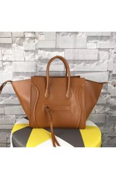 Top Celine Luggage Phantom Tote Bag Original Leather C16725 Brown VS09238