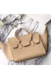 Top Celine Tie Top Handle Bag Beige Original Leather C010701 VS02751