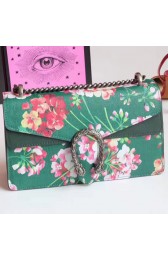 Top Gucci Dionysus Blooms Shoulder Bag 400249 Green VS02272