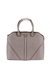 Top Prada Saffiano Leather Tote Bag BL3988 Grey VS01853