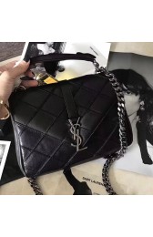 Top Replica Saint Laurent Medium Monogram College Bag Black 428056 VS01298