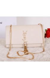 Top Yves Saint Laurent Monogramme Cross-body Shoulder Bag Y7130 OffWhite VS04225