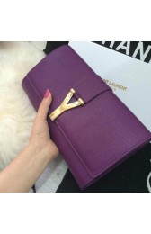 YSL Chyc Travel Case Original Leather 302101 Purple VS02788