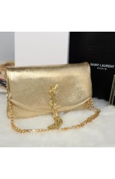 Yves Saint Laurent Belle Du Jour Clutch Y311219 Gold VS02717