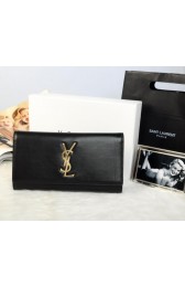 Yves Saint Laurent Classic Monogramme Clutch 311213A Black VS03095