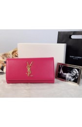 Yves Saint Laurent Classic Monogramme Clutch 311213A Rosy VS06169