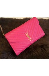 Yves Saint Laurent Classic Monogramme Flap Bag Y26578 Rose VS02142