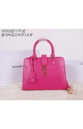Yves Saint Laurent Medium Cabas Monogram Leather Tubular Top Handle Bag YSL8332 Peach VS04270