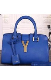 Yves Saint Laurent mini Cabas Chyc Bag Y3010 Blue VS03573