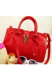 Yves Saint Laurent Small Cabas Chyc Bag Y3011 Red VS03355